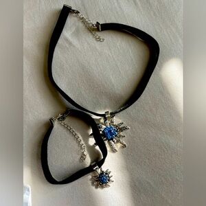 Matching bracelet and choker